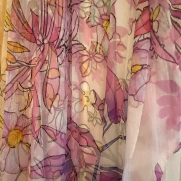 Johnny Was Purple Floral Maxi Dress - Picture 4 of 6